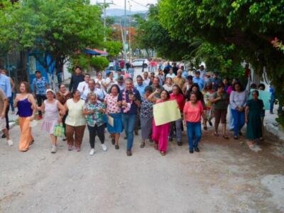 En marcha una vialidad más como parte de Calles Felices en Las Torres: Angel Torres