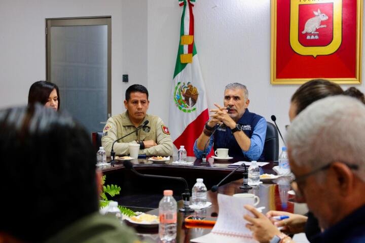 Destaca Angel Torres reacción inmediata tras lluvias de la noche del martes y madrugada de miércoles