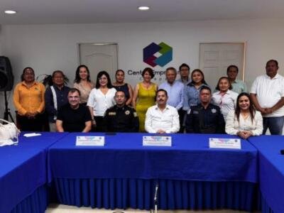 Se reúne CECH con titular de Seguridad Pública y Tránsito de Tuxtla Gutiérrez En las instalaciones del Centro