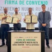 Lanzan nueva ruta aérea internacional Houston-Tuxtla Gutiérrez