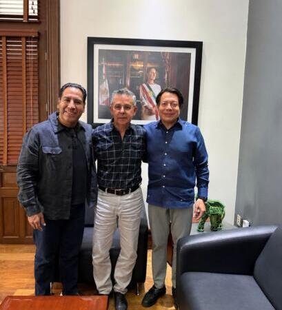 Eduardo Ramírez participa en mesa tripartita para fortalecer la educación y atender al magisterio chiapaneco