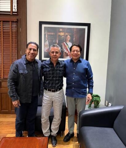 Eduardo Ramírez participa en mesa tripartita para fortalecer la educación y atender al magisterio chiapaneco