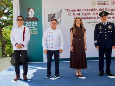 Juan Carlos Moreno Guillén presente en la toma de posesión del Comandante Interino de la VII Región Militar