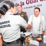 Juan Carlos Moreno Guillén asiste a la conmemoración del 7.º Aniversario de la Guardia Nacional en Chiapas