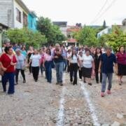 Están llegando más Calles Felices al Fraccionamiento La Misión, con el presidente Angel Torres