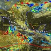 SMN vigila tres zonas con potencial ciclónico en el Pacífico