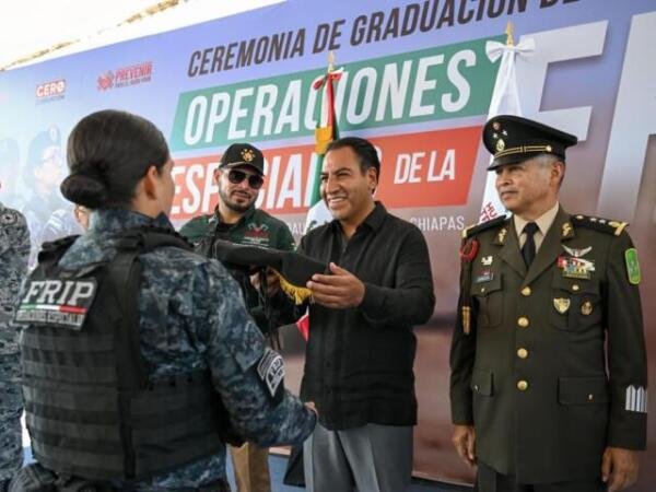 Eduardo Ramírez fortalece la profesionalización de la Fuerza de Reacción Inmediata Pakal