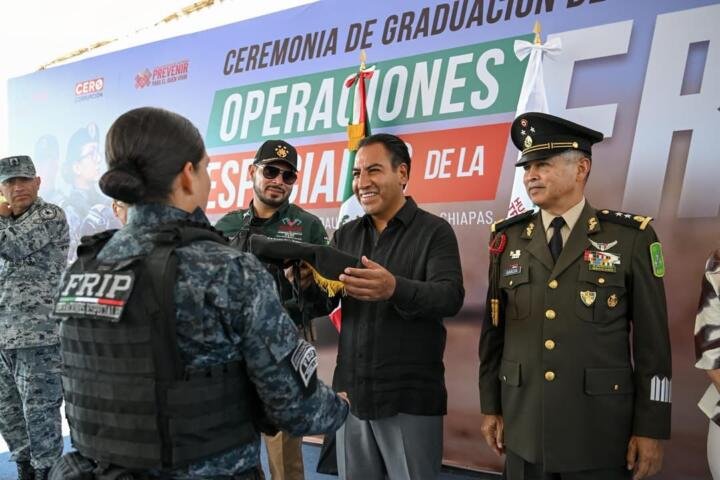 Eduardo Ramírez fortalece la profesionalización de la Fuerza de Reacción Inmediata Pakal