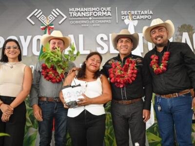 Eduardo Ramírez lleva apoyos al campo, salud e infraestructura educativa a Emiliano Zapata