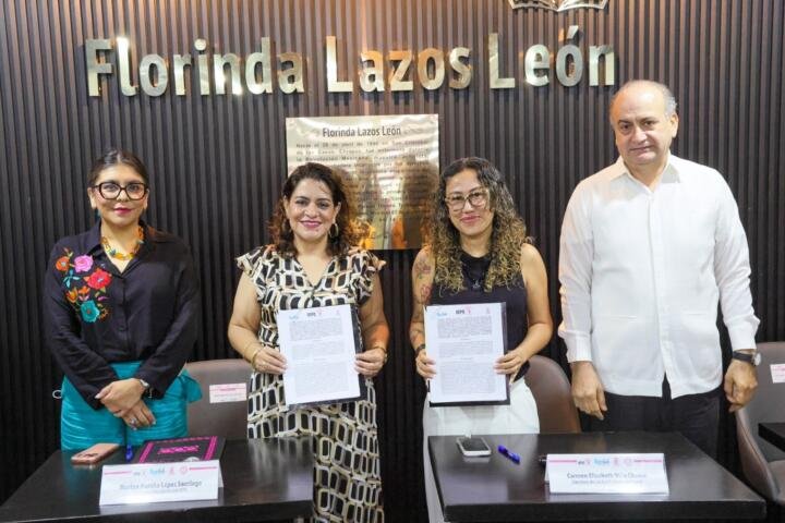 Signan convenio de colaboración interinstitucional el IEPC y Ligalab