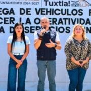 Fortalece Angel Torres operatividad de la Secretaría de Servicios Municipales
