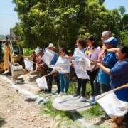Contribuye Angel Torres a la conectividad en la Potinaspak, con Calles Felices