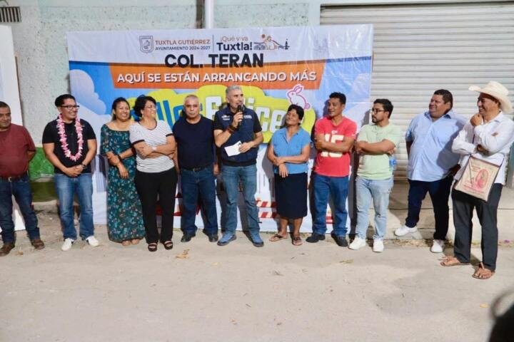 Angel Torres impulsa Calles Felices en beneficio de familias de Terán