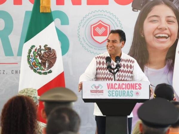 Eduardo Ramírez pone en marcha Operativo Vacaciones Seguras 2026 en Chiapas
