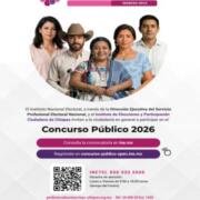 Convoca IEPC a participar en el Concurso Público 2026 para integrar el Servicio Profesional Electoral Nacional del sistema OPLE