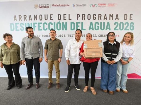 Con inversión histórica, Eduardo Ramírez impulsa infraestructura de agua potable en Chiapas