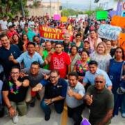 Angel Torres inaugura pavimentación en la zona de Yukis y fortalece la conectividad de más de 11 colonias
