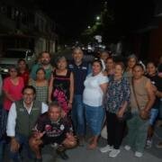 Iluminando Tuxtla llega a la Natalia Venegas, con el alcalde Angel Torres