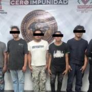 SSP Tuxtla detiene a cinco personas por el probable delito de desobediencia y resistencia de particulares