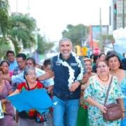 Angel Torres inaugura cerca de 300 metros lineales de pavimentación en la calle Pomarrosa, colonia Potinaspak