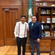 Se reúne Juan Carlos Moreno Guillén con el ministro presidente de la SCJN