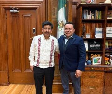 Se reúne Juan Carlos Moreno Guillén con el ministro presidente de la SCJN