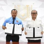 Suscribe UNACH convenios de colaboración con la Secretaría de Salud y el Instituto de Bomberos del Estado de Chiapas