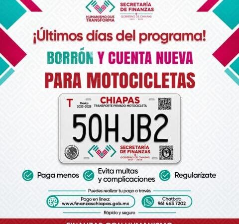 Últimos días para aprovechar Borrón y Cuenta Nueva para motocicletas