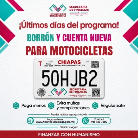 Últimos días para aprovechar Borrón y Cuenta Nueva para motocicletas