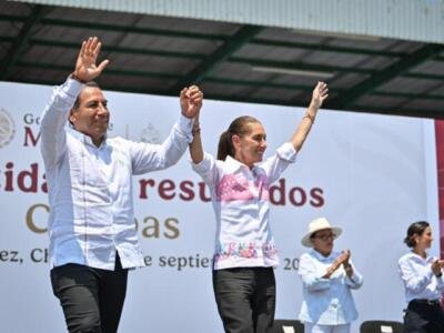 Chiapas recibe con gratitud y los brazos abiertos a la presidenta Claudia Sheinbaum