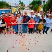 Angel Torres hace realidad un sueño en San José Terán, al inaugurar una obra de Calles Felices