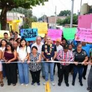 Inaugura Angel Torres más Calles Felices en la 27 de Febrero
