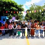 Inaugura Angel Torres más Calles Felices en Tuxtla; ahora en Evolución Política