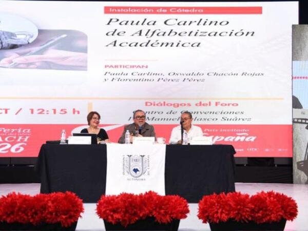 Instalan la Cátedra Paula Carlino de Alfabetización Académica en la UNACH