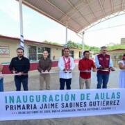 Eduardo Ramírez inaugura obras por más de 3.6 mdp en escuela de Tuxtla Gutiérrez