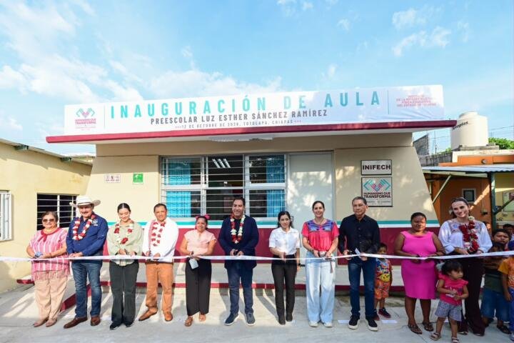 Eduardo Ramírez inaugura Centro LIBRE y entrega espacios educativos y apoyos agropecuarios en Totolapa