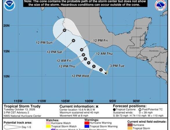 Protección Civil llama a reforzar medidas preventivas ante pronóstico de lluvias fuertes a muy fuertes en Chiapas