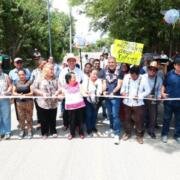 Inaugura Angel Torres 2ª etapa de revestimiento en Camino Rural a Pacú