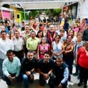 Inaugura Angel Torres otra Calle Feliz en Tuxtla; ahora en la Shanká