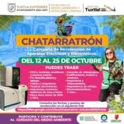 Súmate al Chatarratrón y hagamos equipo por Tuxtla: Ayuntamiento