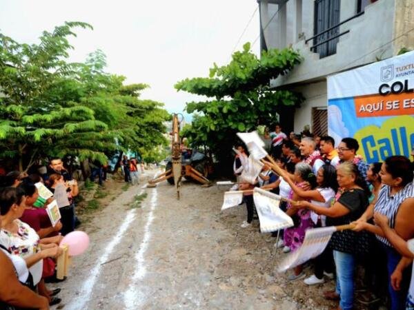 Continúan llegando Calles Felices a Chiapas Solidario con Angel Torres