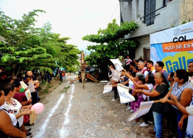 Continúan llegando Calles Felices a Chiapas Solidario con Angel Torres