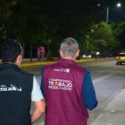 Avanza Chuleando y Bacheando Tuxtla con brigadas nocturnas