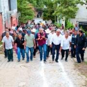 Angel Torres arranca una obra más con Calles Felices en Cerro Hueco*