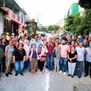 Inicia Angel Torres la pavimentación de la calle Pensamiento en Paso Limón, con Calles Felices