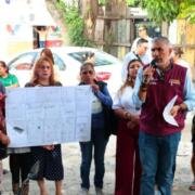 Angel Torres atiende con Calles Felices la avenida Nogal, en Patria Nueva