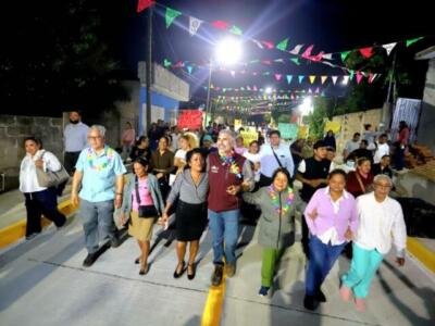 Inaugura Angel Torres más Calles Felices en Jardines del Pedregal