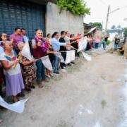 Inicia Angel Torres obra de Calles Felices en colonia Ideal